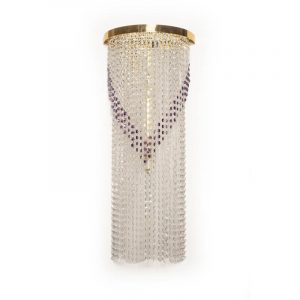 Aplique Pedras Cristal 2 Tons