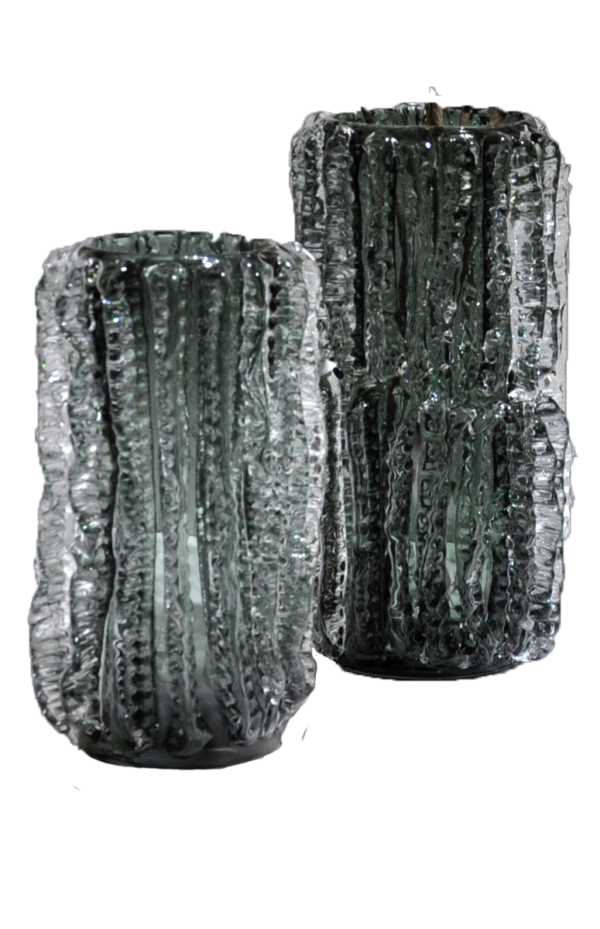 Jarra Vidro Manual Verde