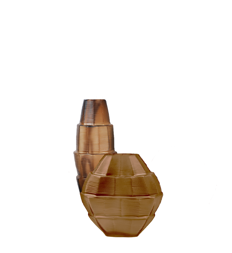 Jarra Pirâmide Castanha