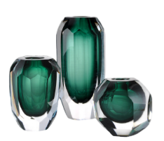 Jarra Vidro Manual Verde