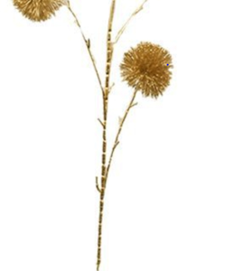 Haste Bola X4 Dourado 83cm