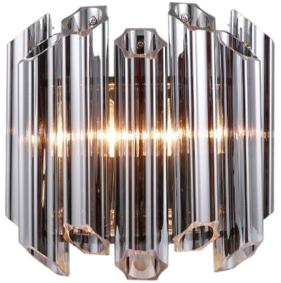 Aplique de Parede Cristal Gris 33x17x32cm