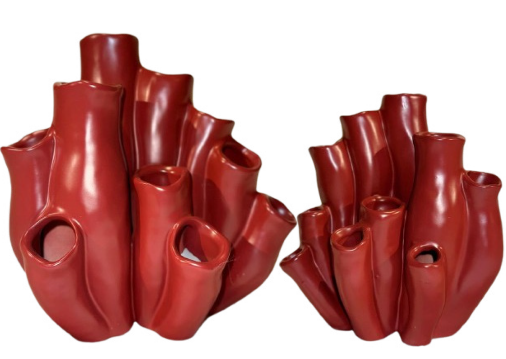Jarra Corais Bordeaux Lustrina