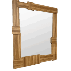 Moldura Retangulos Zebrano 90x110cm