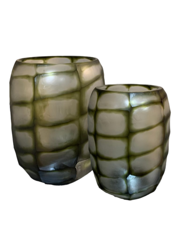 Jarra Lapidada Verde