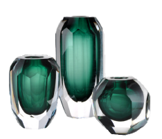 Jarra Vidro Manual Verde