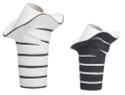 Jarra Design Branca Com Riscas Pretas