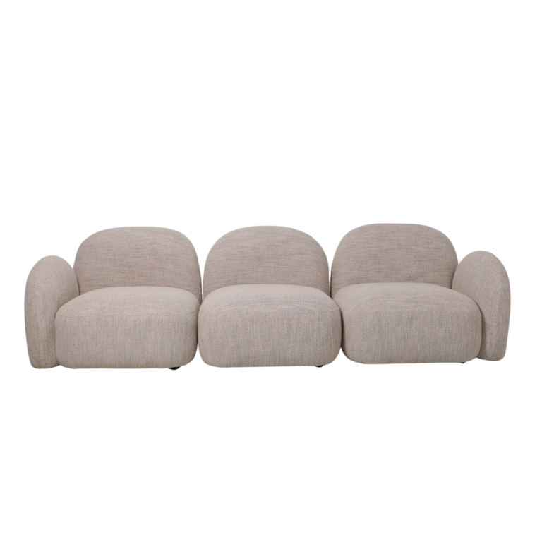 Modulo 3 Sofás Cor Taupe