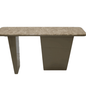 Consola Taupe C/ Tampo Pedra Mármore