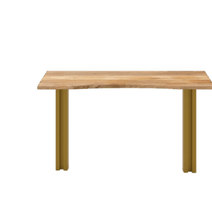 Consola Pés Tubo Dourado