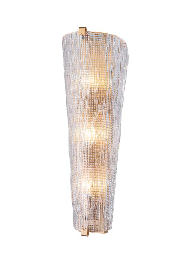 Aplique Parede Cristal Transparente